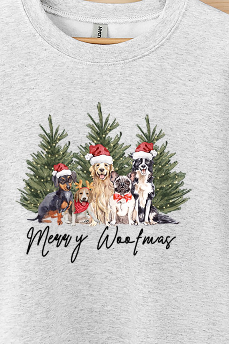 Dog Merry Woofmas Unisex NuBlend Crew Sweatshirt - Wholesale Accessory Market