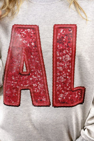 Faux Sequin Transfer AL Unisex NuBlend Crew Sweatshirt - Wholesale Accessory Market