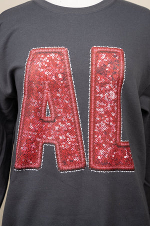 Faux Sequin AL Unisex NuBlend Crew Sweatshirt - Wholesale Accessory Market