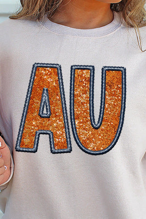 Faux Sequin Transfer AU Unisex NuBlend Crew Sweatshirt - Wholesale Accessory Market