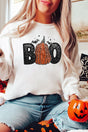 Faux Sequin Boo Unisex NuBlend Crew Sweatshirt - Wholesale Accessory Market