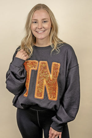 Faux Sequin Transfer TN Unisex NuBlend Crew Sweatshirt - Wholesale Accessory Market