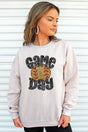 Game Day Softball Faux Sequin Transfer Unisex NuBlend Crew Sweatshirt - Wholesale Accessory Market