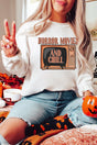 Horror Movies And Chill Unisex NuBlend Crew Sweatshirt - Wholesale Accessory Market