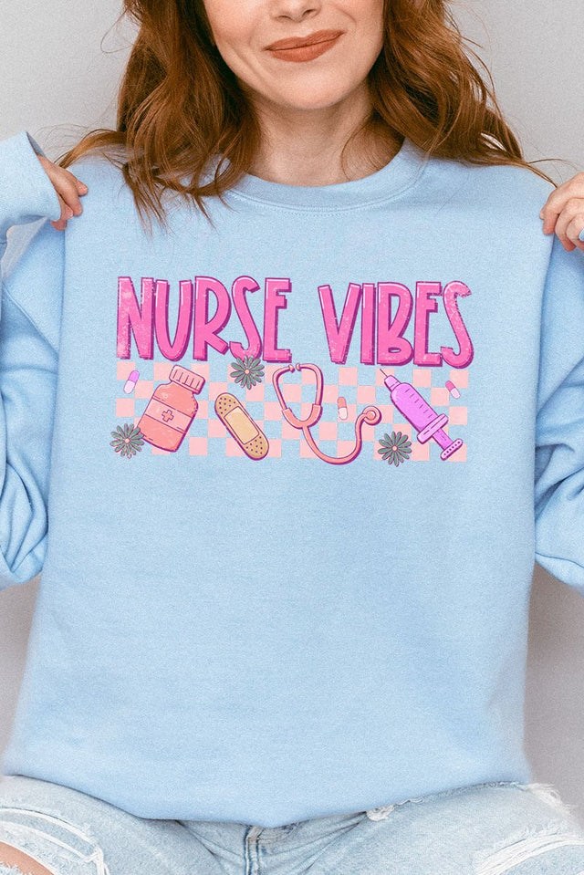 Nurse Vibes Unisex NuBlend Crew Sweatshirt - Wholesale Accessory Market