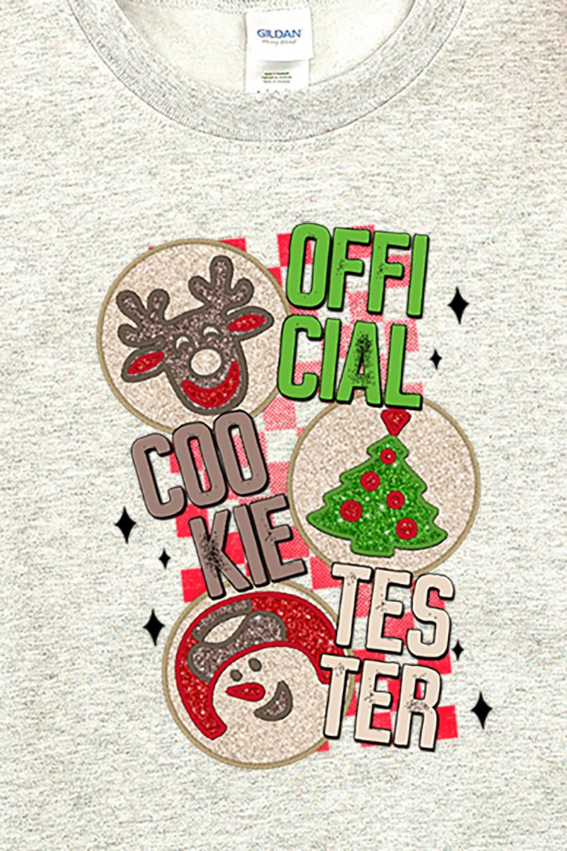 Official Cookie Tester Christmas Unisex NuBlend Crew Sweatshirt - Wholesale Accessory Market