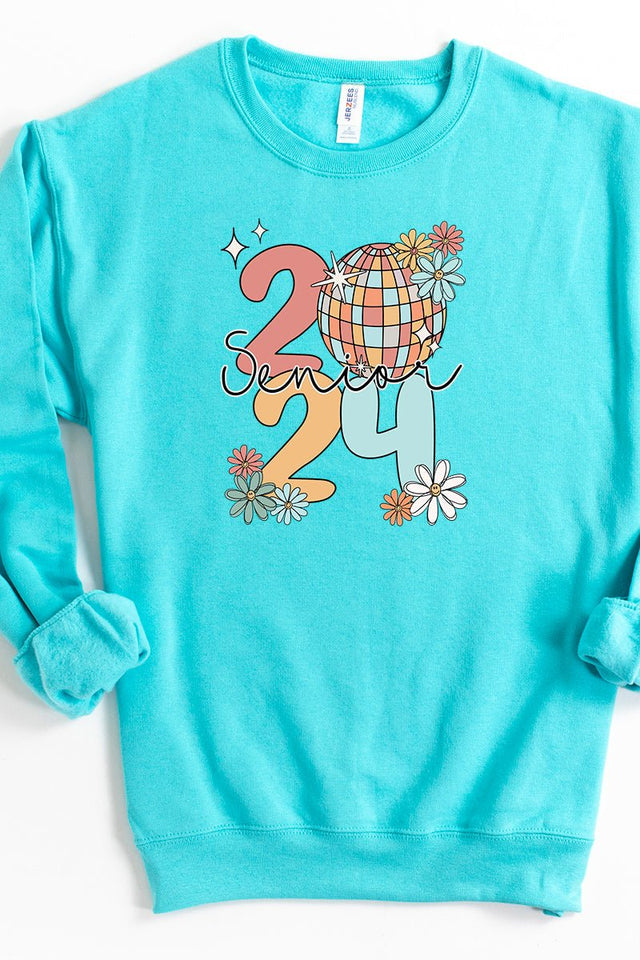 Retro Senior 2024 Unisex NuBlend Crew Sweatshirt - Wholesale Accessory Market