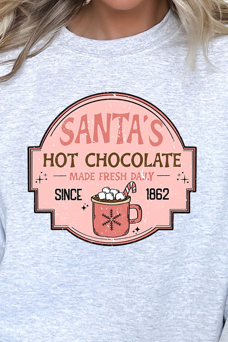 Santa's Hot Chocolate Unisex NuBlend Crew Sweatshirt - Wholesale Accessory Market