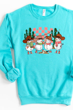 Snow Country Western Christmas Unisex NuBlend Crew Sweatshirt - Wholesale Accessory Market