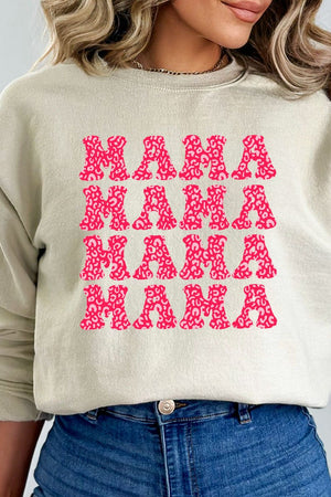 Stacked Cheetah Mama Unisex NuBlend Crew Sweatshirt - Wholesale Accessory Market