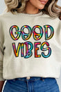 Tie Dye Good Vibes Unisex NuBlend Crew Sweatshirt - Wholesale Accessory Market