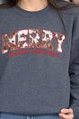 Cow Merry Country Christmas Unisex NuBlend Crew Sweatshirt - Wholesale Accessory Market