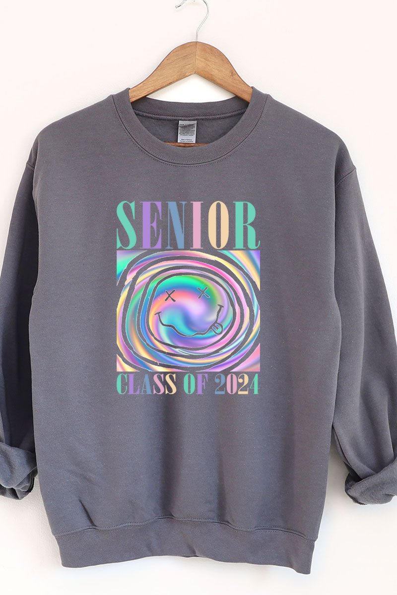 Senior Swirl Unisex NuBlend Crew Sweatshirt - Wholesale Accessory Market