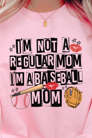 Not A Regular Mom Baseball Mom Unisex NuBlend Crew Sweatshirt - Wholesale Accessory Market