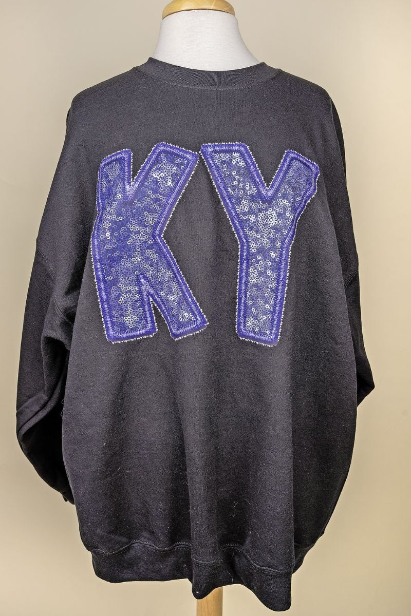 Faux Sequin KY Transfer Unisex NuBlend Crew Sweatshirt - Wholesale Accessory Market