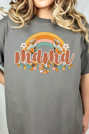 Butterfly Groovy Mama Combed Cotton T-Shirt - Wholesale Accessory Market