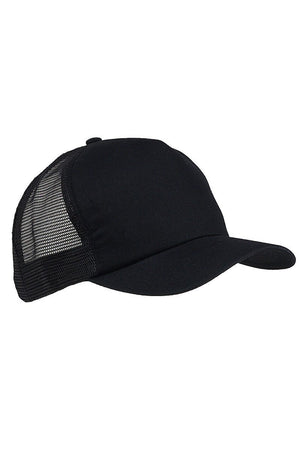 Distressed Baseball Heart Twill Front Mesh Trucker Cap - Wholesale Accessory Market