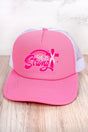 She Is Strong Pink Ribbon Foam Front Mesh Trucker Cap - Wholesale Accessory Market