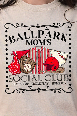 Ballpark Moms Social Club Softstyle Adult T-Shirt - Wholesale Accessory Market