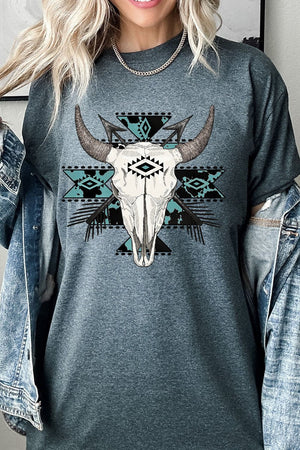 Stampede Skull Softstyle Adult T-Shirt - Wholesale Accessory Market