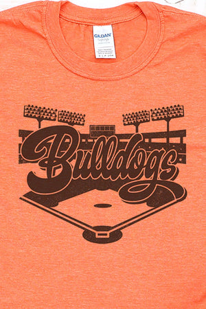 Baseball Diamond Bulldogs Softstyle Adult T-Shirt - Wholesale Accessory Market