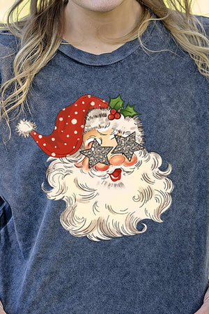 Star Eyes Santa Vintage T-Shirt - Wholesale Accessory Market