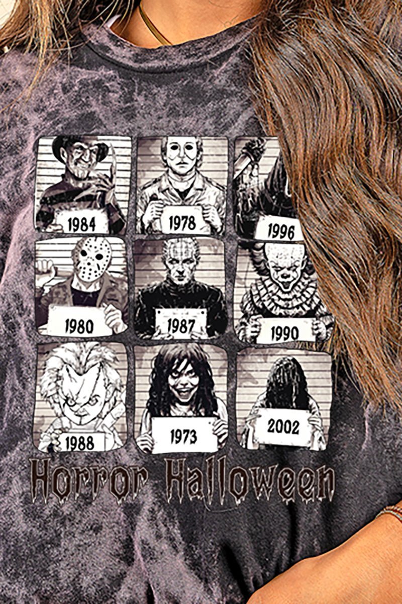 Horror Halloween Vintage T-Shirt - Wholesale Accessory Market