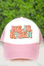 Groovy He Is Risen Foam Mesh Back Trucker Cap - Wholesale Accessory Market