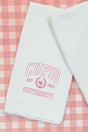 Cupid University Waffle Kitchen Towel - Wholesale Accessory Market