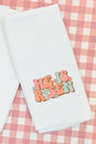 Groovy He Is Risen Waffle Kitchen Towel - Wholesale Accessory Market