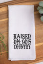 Raised On 90's Country Waffle Kitchen Towel - Wholesale Accessory Market