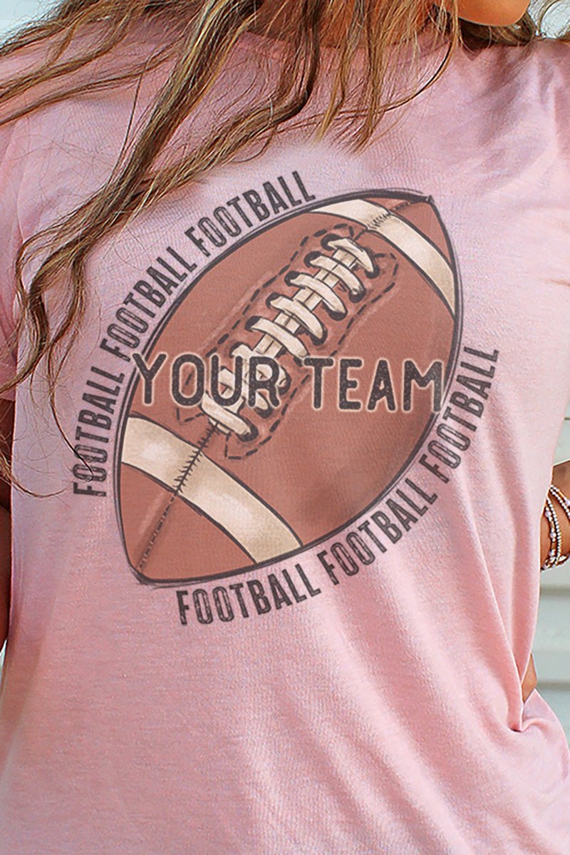 Football Pride-Your Team Unisex Poly-Rich Blend Tee - Wholesale Accessory Market