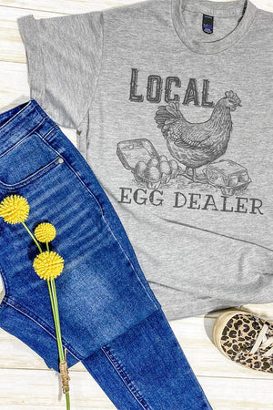 Local Egg Dealer Unisex Poly-Rich Blend Tee - Wholesale Accessory Market