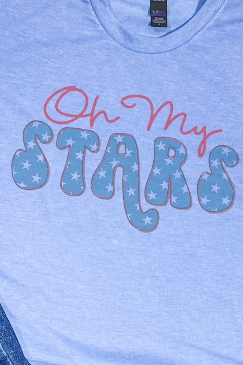 Oh My Stars Unisex Poly-Rich Blend Tee - Wholesale Accessory Market