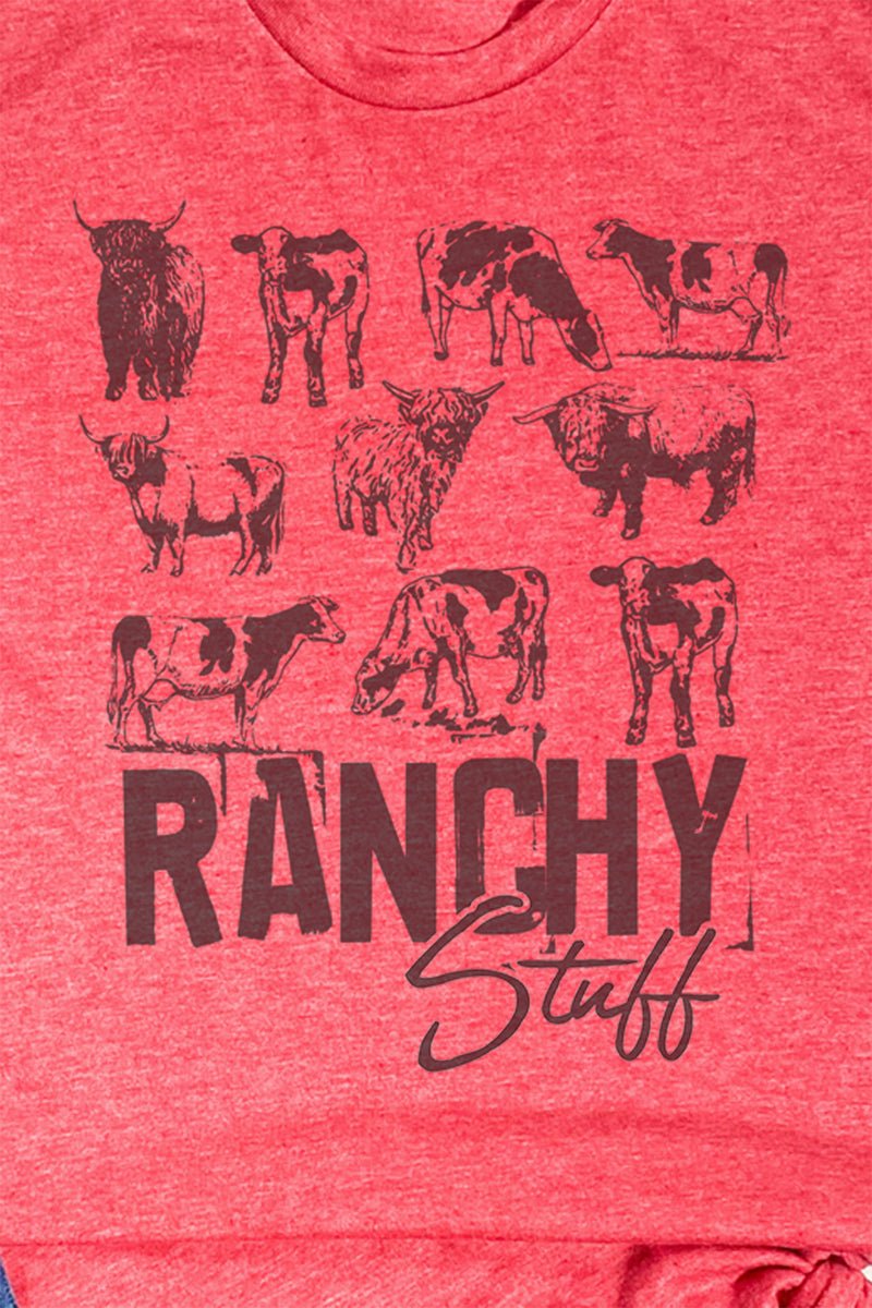 Ranchy Stuff Unisex Poly-Rich Blend Tee - Wholesale Accessory Market