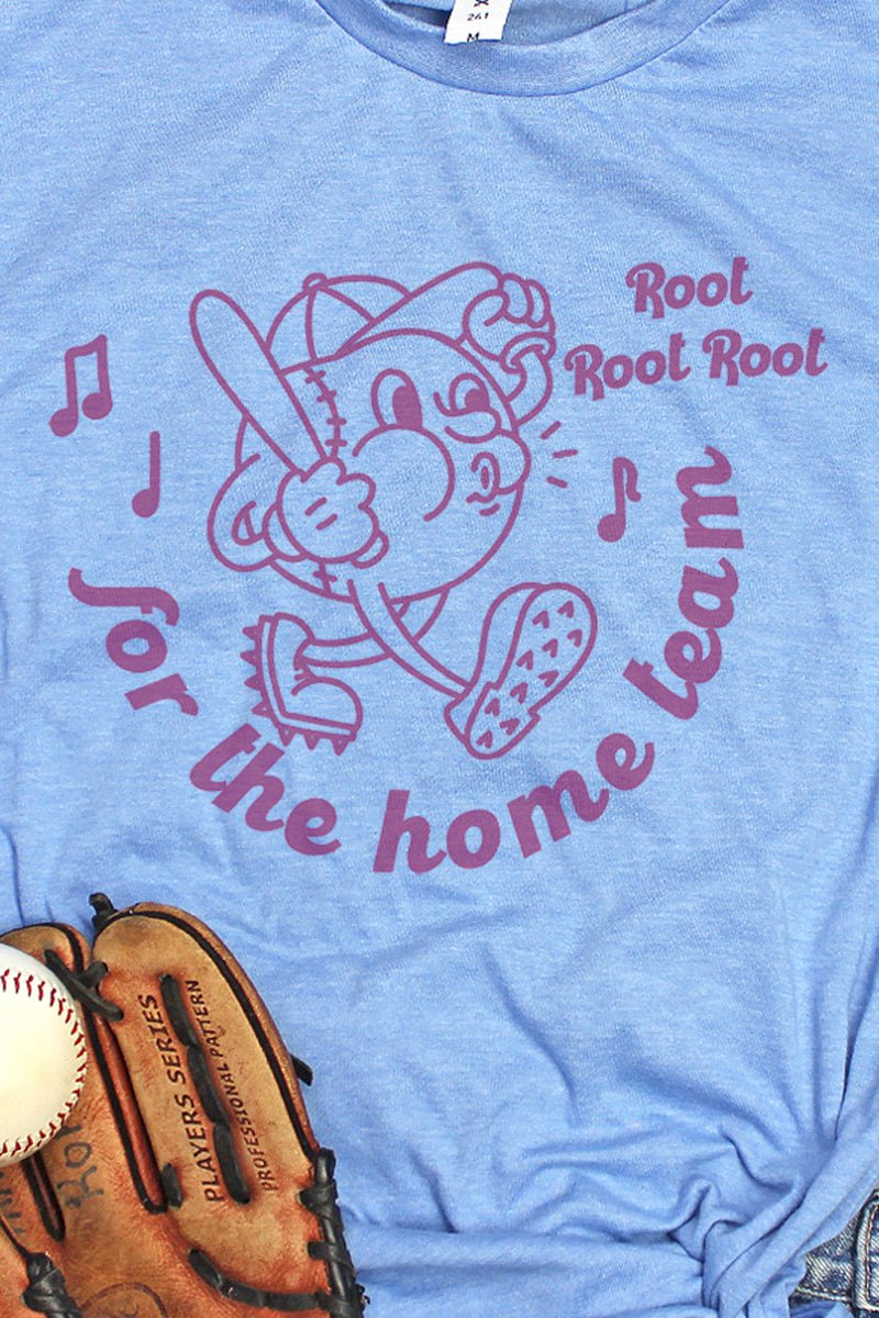 Root For The Home Team Unisex Poly-Rich Blend Tee - Wholesale Accessory Market