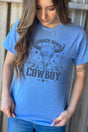 Simmer Down Cowboy Unisex Poly-Rich Blend Tee - Wholesale Accessory Market