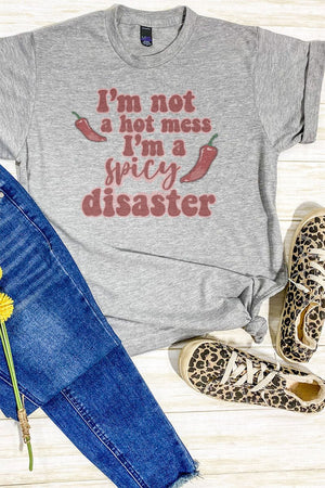 Spicy Disaster Unisex Poly-Rich Blend Tee - Wholesale Accessory Market