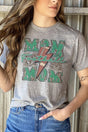 Cheetah Stacked Football Mom Green Unisex Poly-Rich Blend Tee - Wholesale Accessory Market