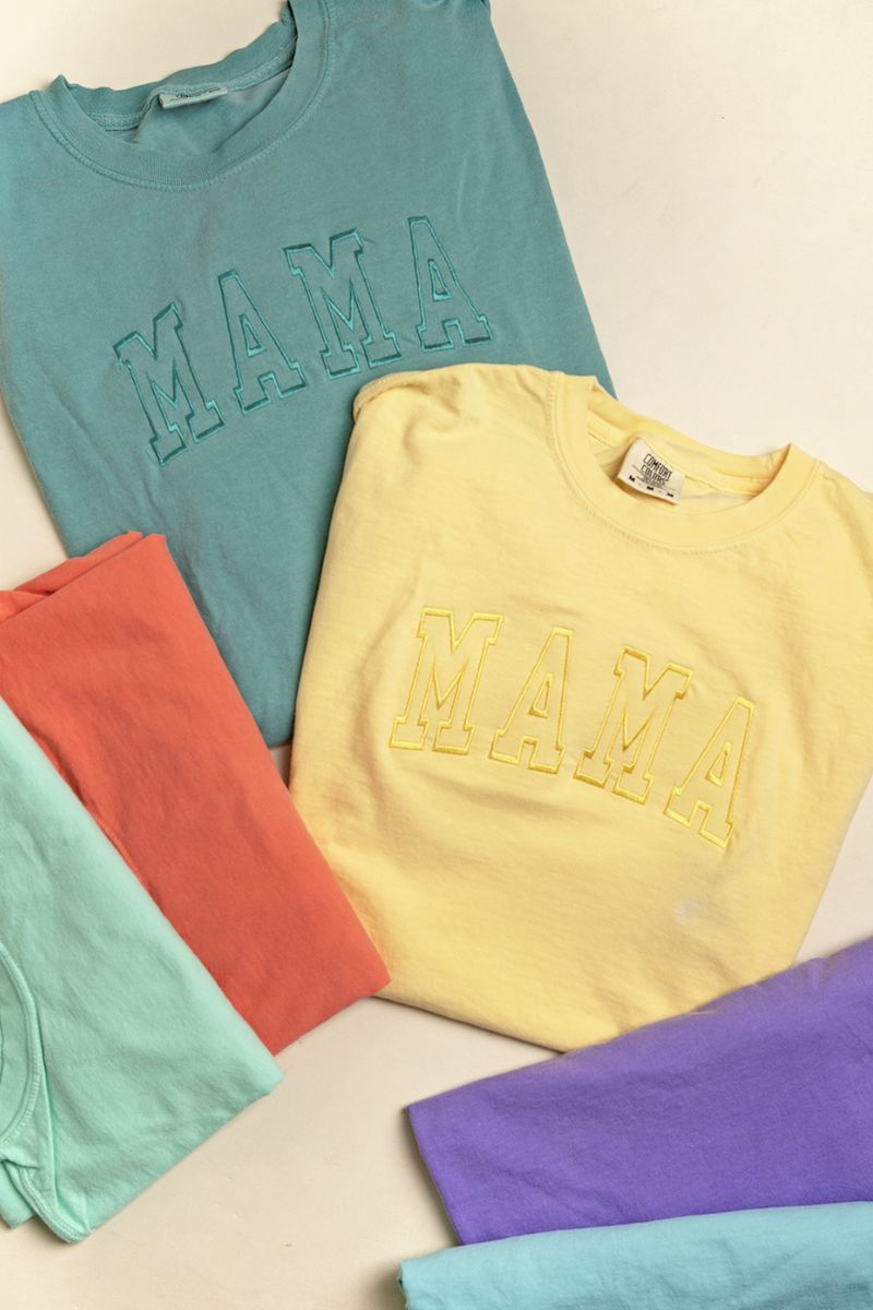 Tone On Tone Mama Ring Spun Cotton Tee Wholesale Accessory Market