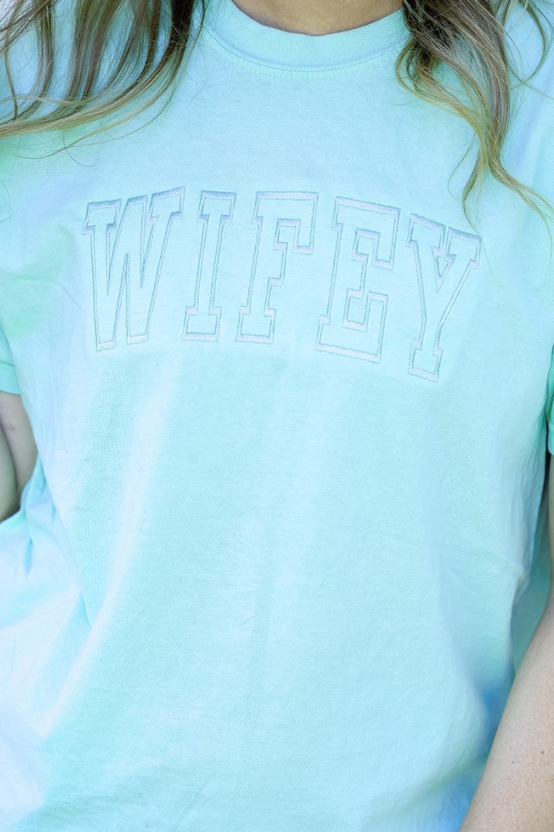 Tone On Tone Wifey Adult Ring-Spun Cotton Tee - Wholesale Accessory Market