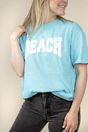 Beach Puff Vinyl Adult Ring-Spun Cotton Tee - Wholesale Accessory Market