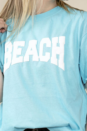 Beach Puff Vinyl Adult Ring-Spun Cotton Tee - Wholesale Accessory Market