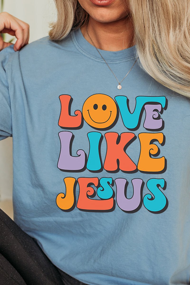 Bright Love Like Jesus Adult Ring-Spun Cotton Tee - Wholesale Accessory Market