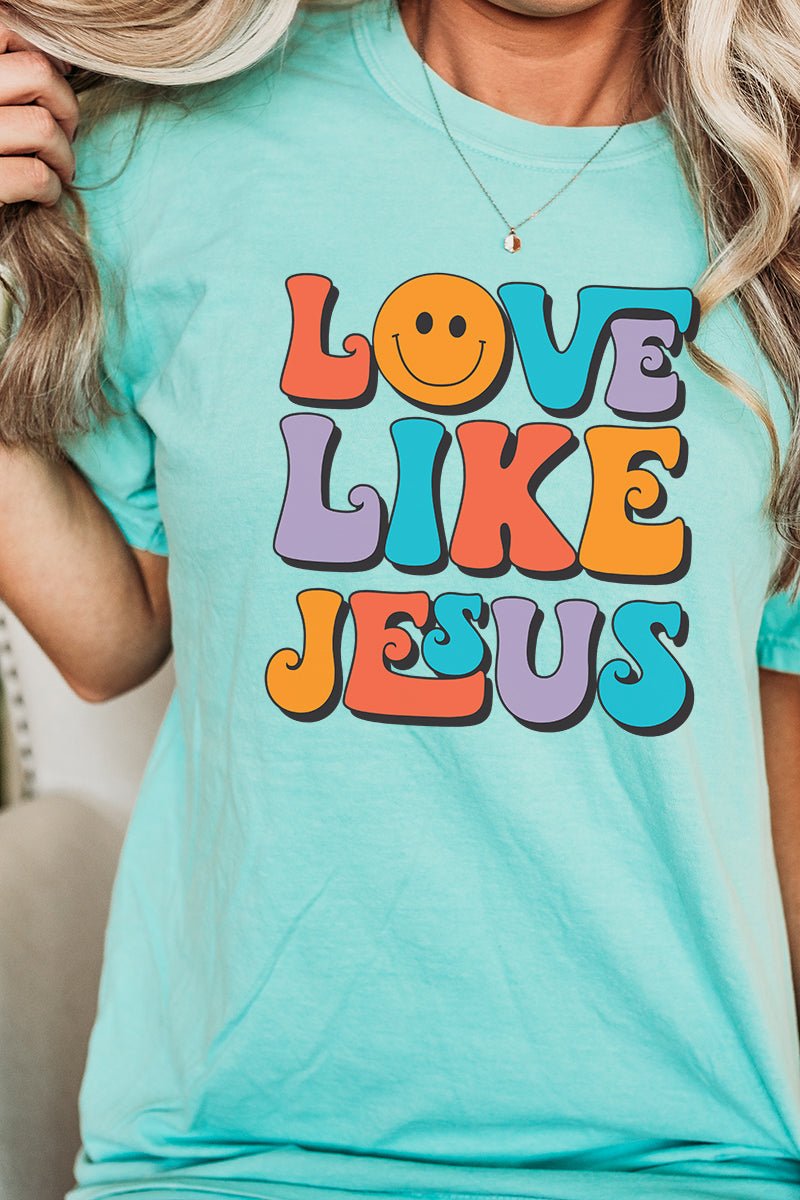 Bright Love Like Jesus Adult Ring-Spun Cotton Tee - Wholesale Accessory Market