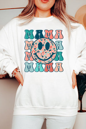 Cheetah Spots Mama Heavy-weight Crew Sweatshirt - Wholesale Accessory Market