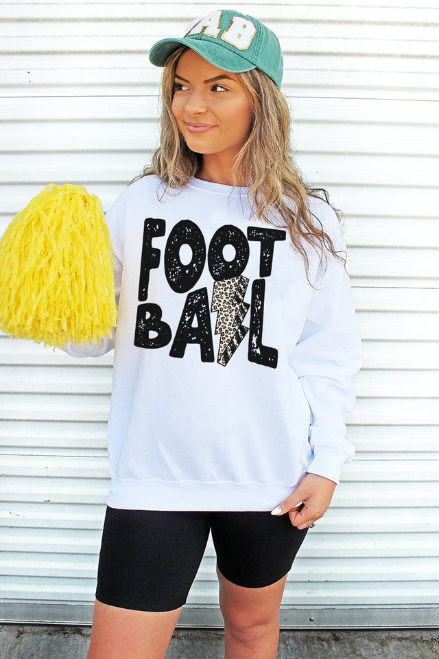 Football Bolt Heavy-weight Crew Sweatshirt - Wholesale Accessory Market