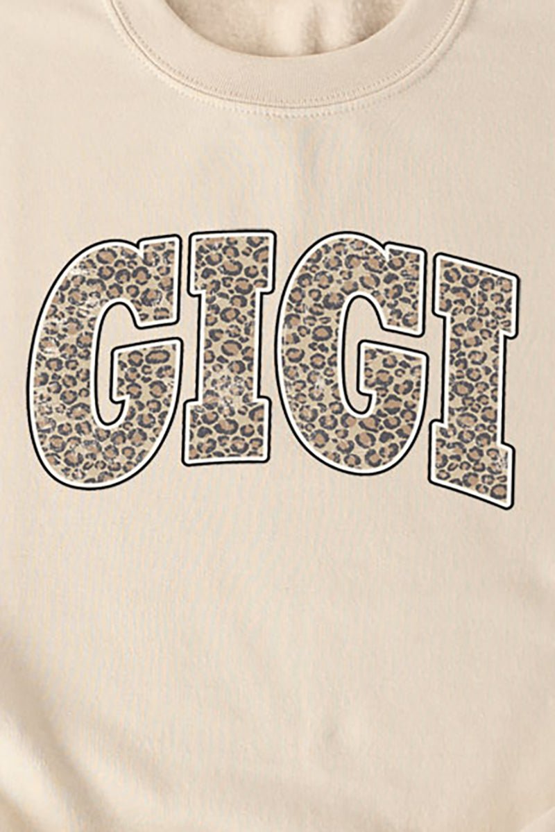 Arched Gigi Leopard Heavy-weight Crew Sweatshirt - Wholesale Accessory Market