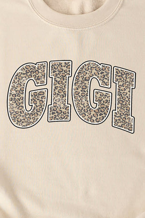 Arched Gigi Leopard Heavy-weight Crew Sweatshirt - Wholesale Accessory Market