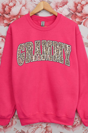 Arched Grammy Leopard Heavy-weight Crew Sweatshirt - Wholesale Accessory Market